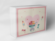 Gift box "Baby and Hearts"