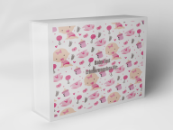 Gift box "Baby accessories and little feet"