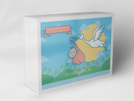 Gift box "Stork and Baby"