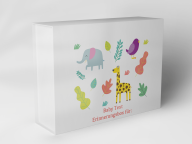 Gift box "Elephant Giraffe Leaves"