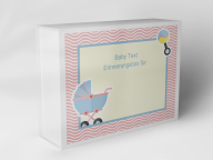 Gift box "Stroller and Stripes"