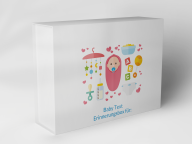 Gift box "Baby essentials and hearts"