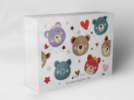 Gift box "Bears and Stars"