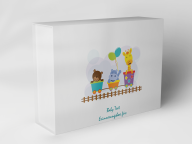Gift box "Animals on the Train"