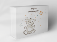 Gift box "Teddy and Stars"