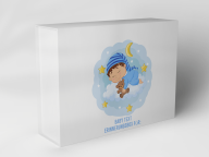 Gift box "sleeping baby with stars"