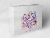 Gift box "Baby Girl Teddyboot"