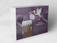 Gift box "Stork and Chimneys"