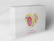 Gift box "Baby and Hearts"