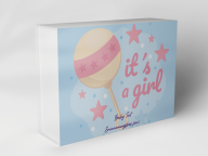 Gift box "Stars and Balloon"
