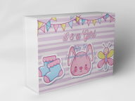 Gift box "Rabbit Feet Butterfly"