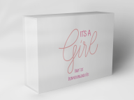 Gift box "It's a Girl Babytext"