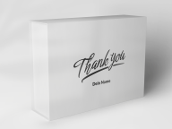 Gift box "Thank you lettering"