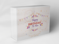 Gift box "Birthday Banner Confetti"