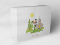 Gift box "Bride and Groom Church"