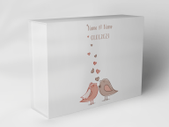 Gift box "Birds and Hearts"