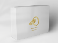 Gift box "Golden Wedding Rings"