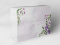 Gift box "Lavender Blossoms and Watercolor"