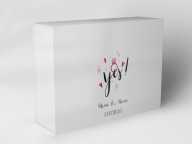 Gift box "Hearts and Ring"