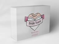 Gift box "Bride Team Heart"