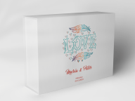 Gift box "Love with feathers"