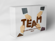 Gift box "Hands and Team"