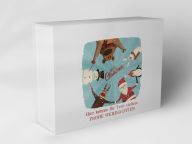 Gift box "Christmas animals and Santa"