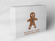 Gift box "Gingerbread man শ"