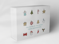Gift box "Christmas figures and symbols"