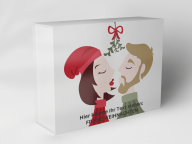 Gift box "Kiss under the mistletoe"