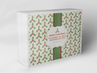Gift box "Holly and Berries"