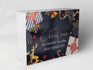 Gift box "Santa Claus and Reindeer"