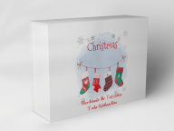 Gift box "Christmas stockings"