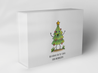 Gift box "Christmas tree figurine"