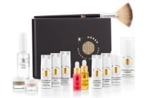 Gift set "LAYERING SET for blemished, oily or large-pored skin in trial and travel size"