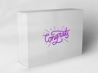 Gift box "Confetti Rays" Congratulations