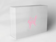 Gift box "Pink lettering"