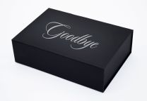 Geschenkbox "Goodbye " versch. Farben und Größen
