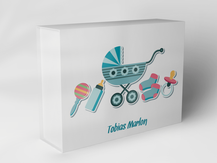 Gift box "Baby carriage and accessories" 1007_01_0002