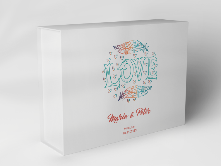 Gift box "Love with feathers" 1007_06_0001