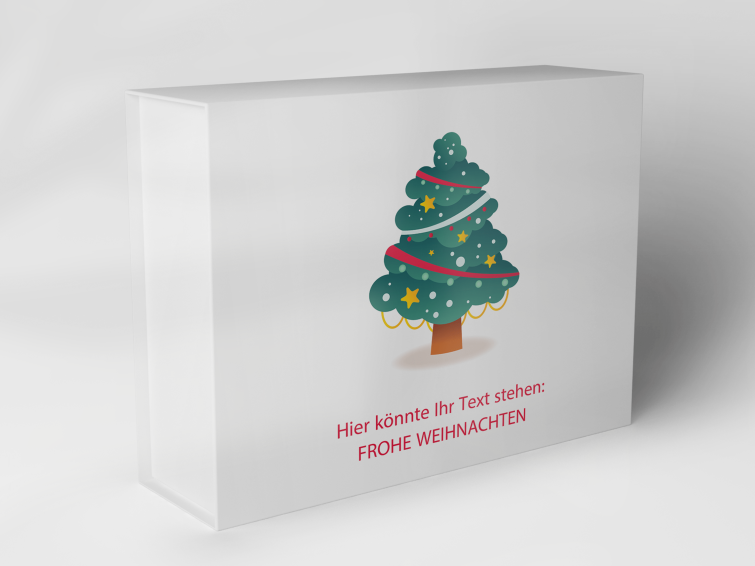 Gift box "Christmas tree and stars" 1007_08_0011