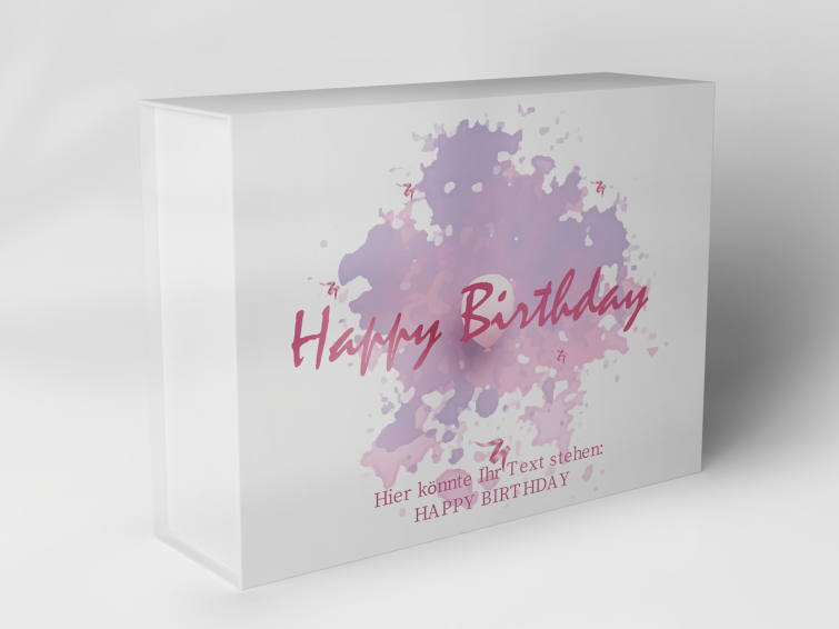 Gift box "Watercolor Happy Birthday" 1007_04_0006