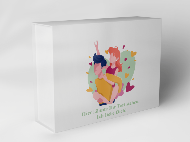Gift box "Couple with hearts" 1007_06_0021
