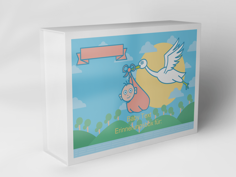 Gift box "Stork and Baby" 1007_01_0014