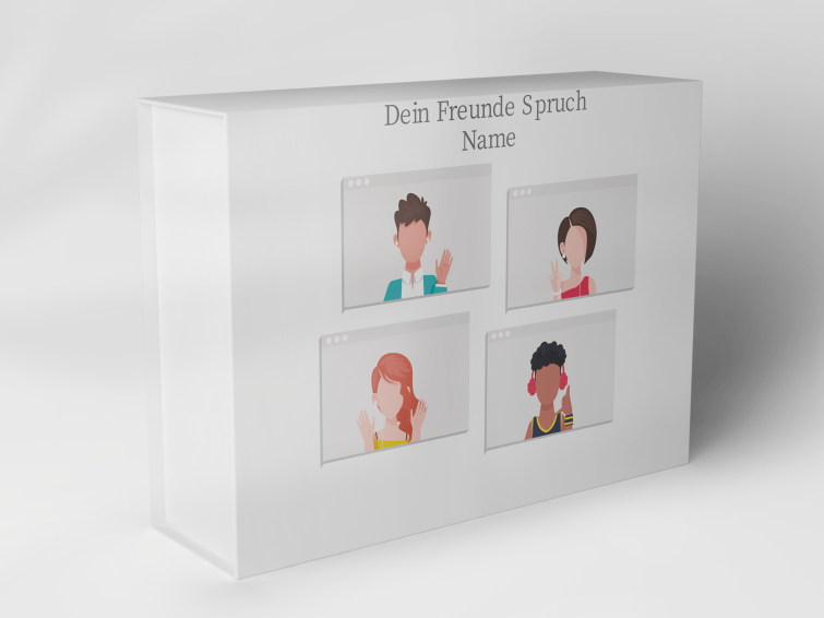 Gift box "Video conference people" 1007_03_0011
