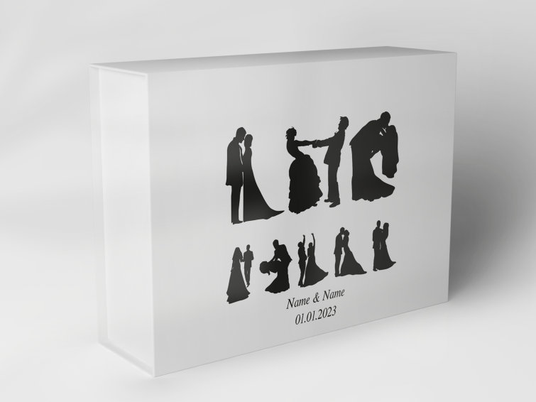 Gift box "Wedding Couple Silhouettes" 1007_05_0024