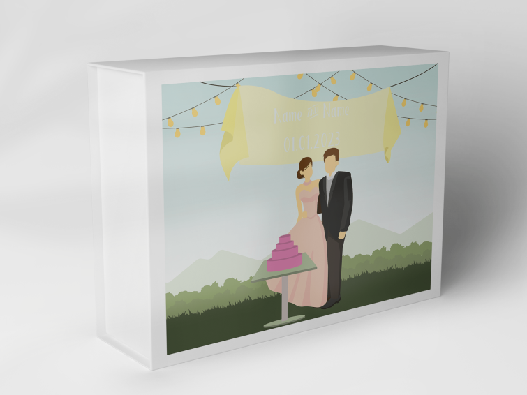 Gift box "Wedding Couple String Lights" 1007_05_0027