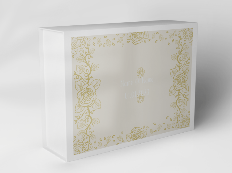 Gift box "golden rose vines" 1007_05_0032