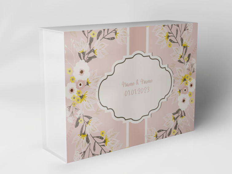 Gift box "Flowers and branches" 1007_05_0043