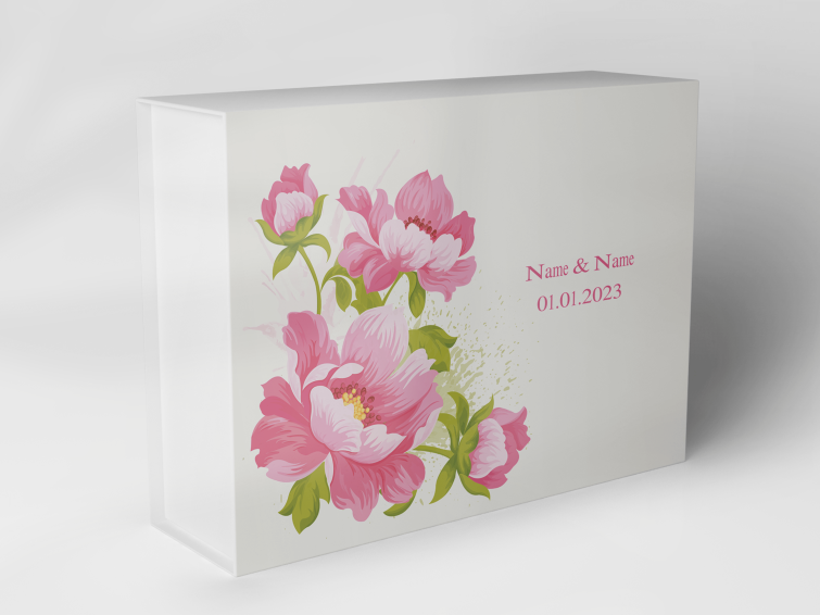 Gift box "Pink Flowers" 1007_05_0044